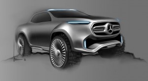 Mercedes-Benz Concept X-CLASS – Erster Ausblick auf den neuen Pickup mit Stern