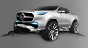 Mercedes-Benz Concept X-CLASS – Erster Ausblick auf den neuen Pickup mit Stern