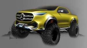 Mercedes-Benz Concept X-CLASS – Erster Ausblick auf den neuen Pickup mit Stern