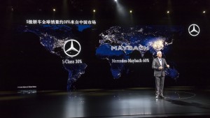 Mercedes-Benz S-Klasse Weltpremiere im Rahmen der Mercedes-Benz Media Night auf der Auto Shanghai 2017.