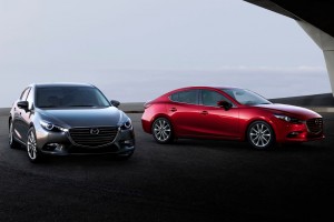 mazda 3 sedan and hatchback