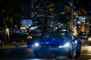 black panther and lexus lc