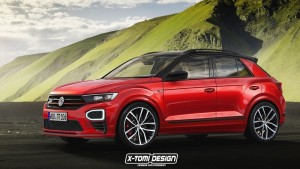 Rendering of the Volkswagen T-Roc GTI by X-Tomi Design.