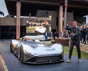 Mercedes Benz Showcar Vision EQ Silver Arrow, 2018