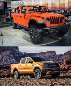 2020 jeep gladiator vs 2019 ford ranger